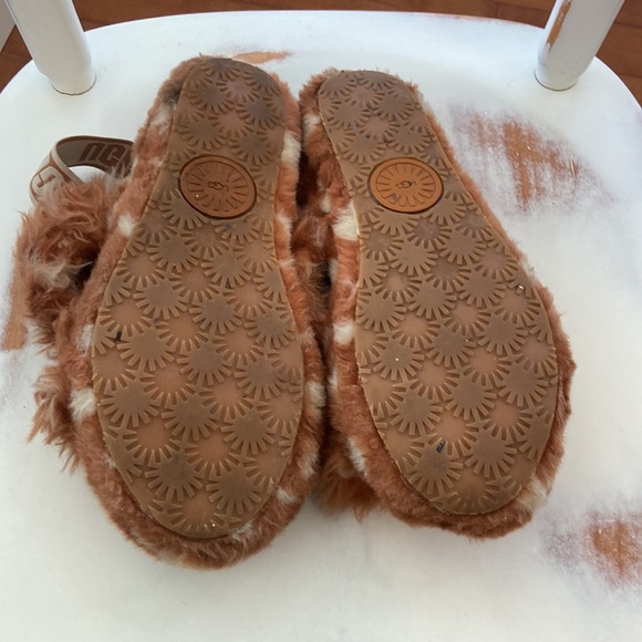 - Hi EUC UGG platform logo slipper in rust - Picture 4 of 4